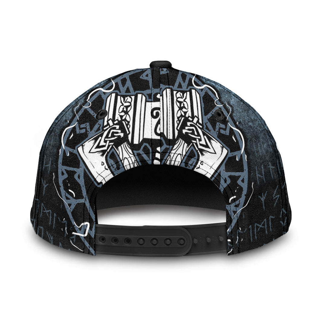 Celtic Huginn And Muninn Raven Viking Classic Cap 3D Baseball Caps Trucker Hats Custom Hats Gifts For Men & Women