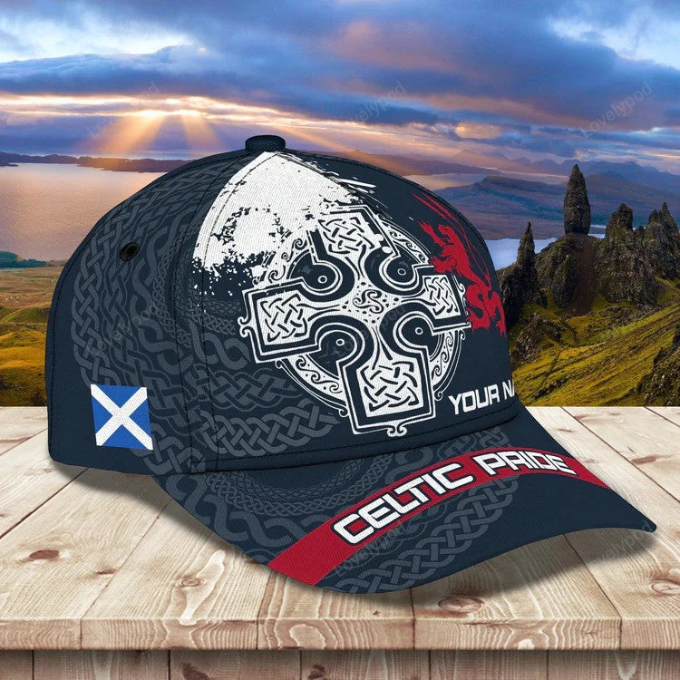 Celtic Pride Personalized Name Cap for Celtic Human, Celtic Hat Trucker Hats Custom Hats Gifts For Men & Women
