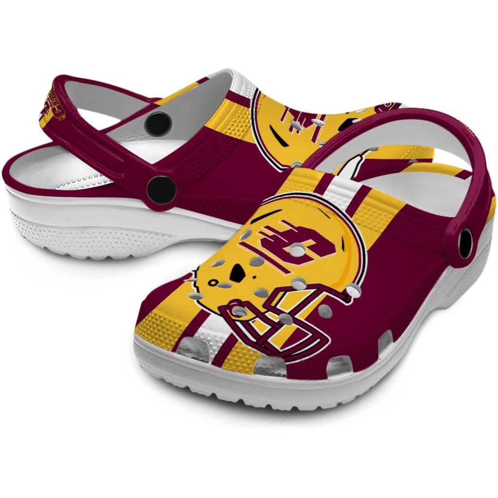Central Michigan Chippewas Helmet Stripes ClogTVC1801778 - Image 3