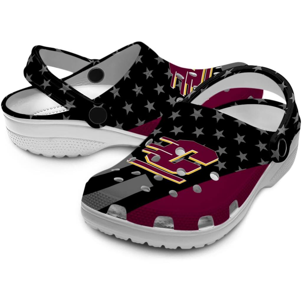 Central Michigan Chippewas Stellar Stripes Theme ClogTVC1801778 - Image 3