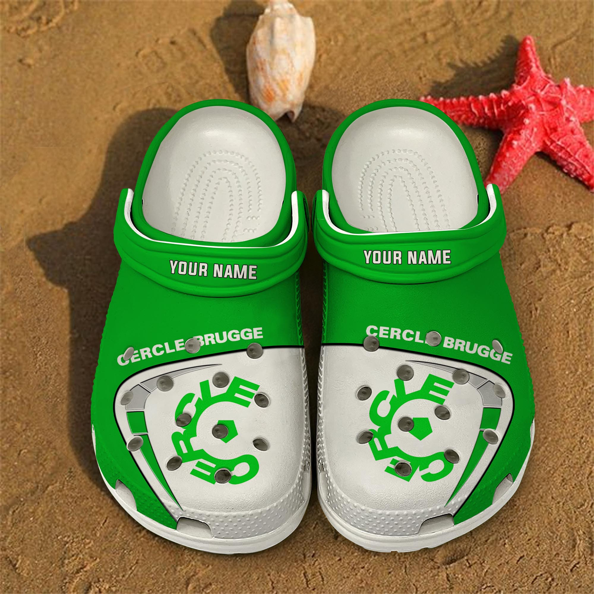 Cercle Brugge KSV Football Crocs Crocband Clogs Shoes Comfortable For Men Women and Kids