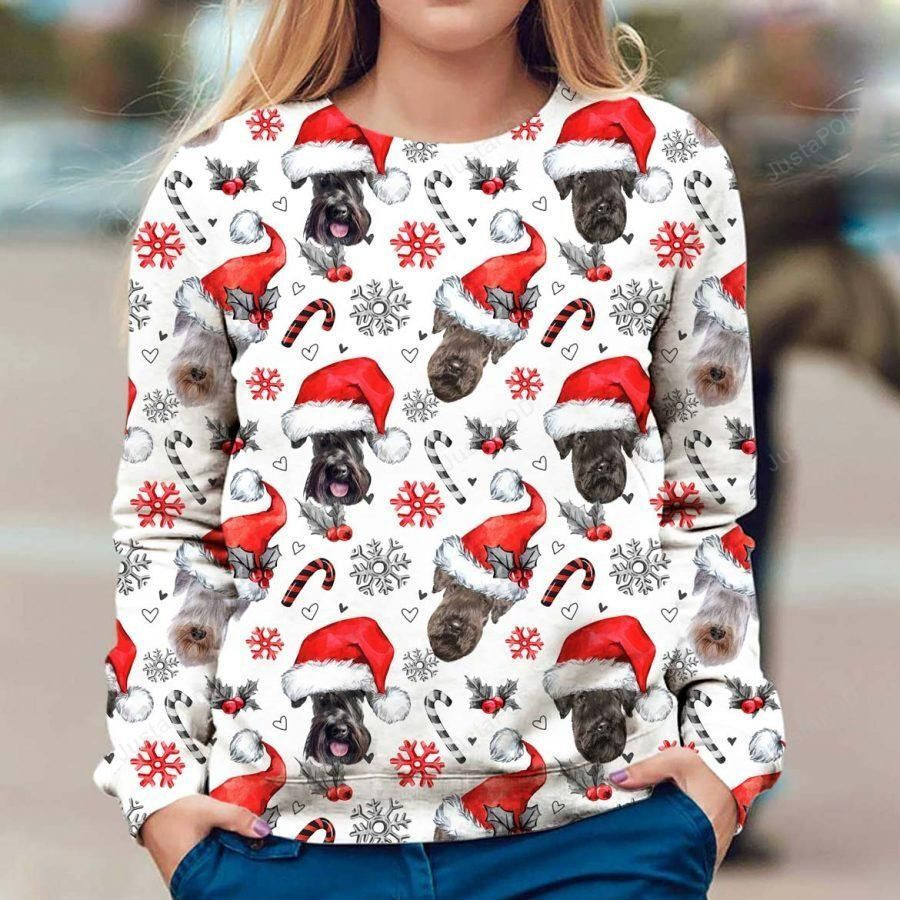 Cesky Terrier Ugly Christmas Sweater Adult 3D Funny Matching for family