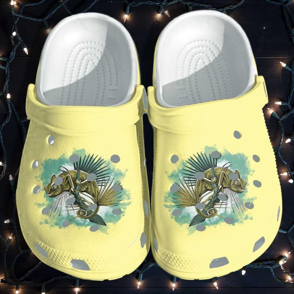 Chameleon Pets Lover Shoes - Chameleon Cute Croc Shoes Birthdays Gifts Men Women