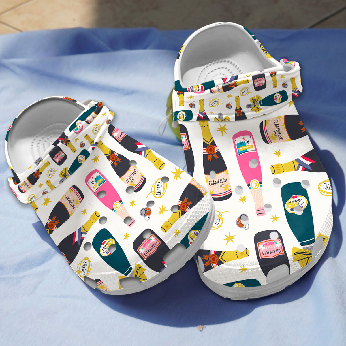 Champagne Wine Crocs Crocband Clogs Shoes Comfortable For Men Women and Kids