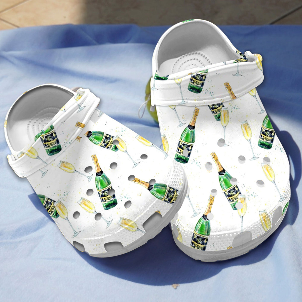 Champagne Wine Crocs Crocband Clogs Shoes Comfortable For Men Women and Kids