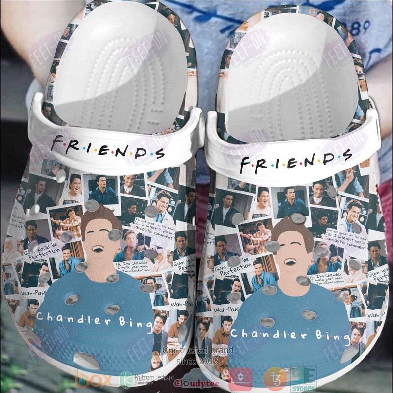 Chandler Bing Friends TV Series Crocs Crocband Clogs Shoes Comfortable For Men Women and Kids