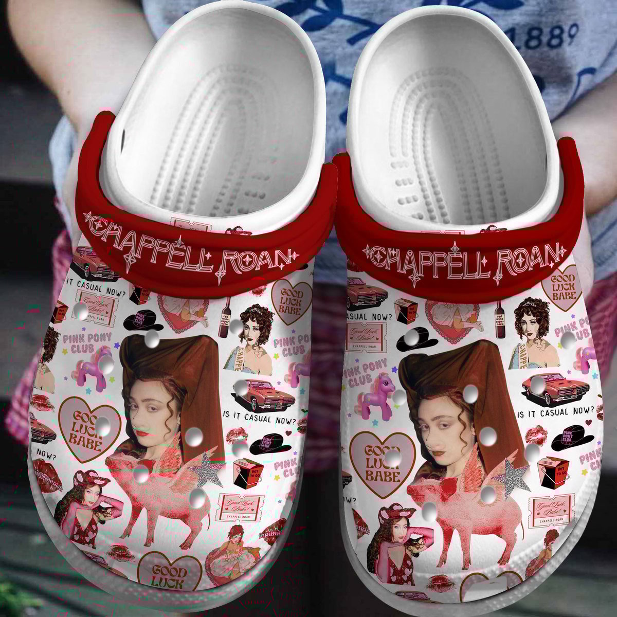 Chappell Roan Music Crocs Crocband Clogs Shoes Comfortable For Men Women and Kids