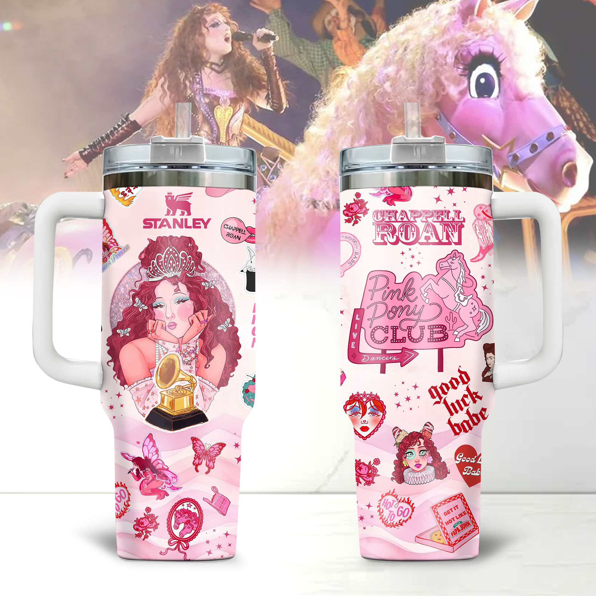 Chappell Roan Music Custom Stanley Cup 40 oz 30 oz Tumbler With HandleTVC2301177