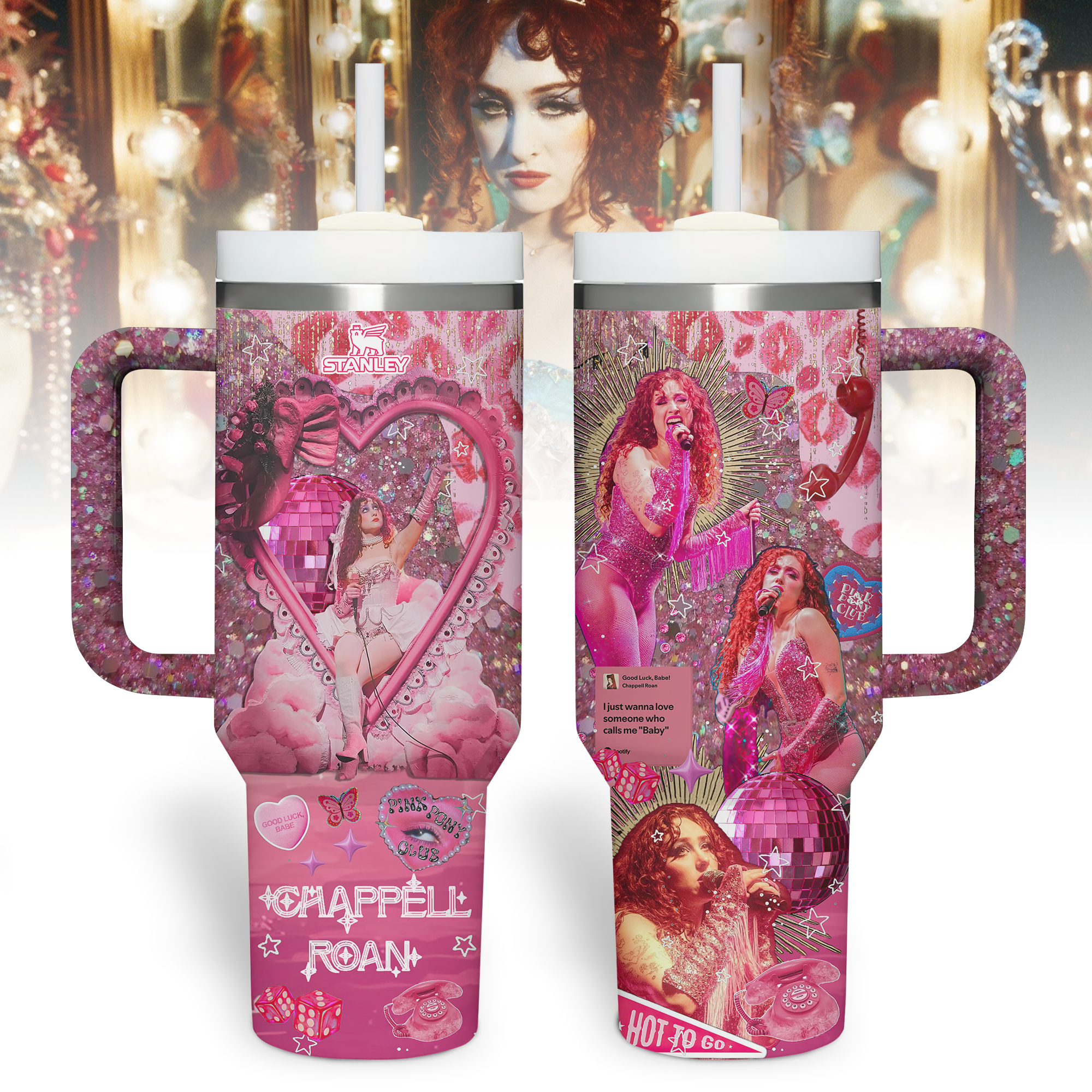 Chappell Roan Music Custom Stanley Cup 40 oz 30 oz Tumbler With HandleTVC2301317