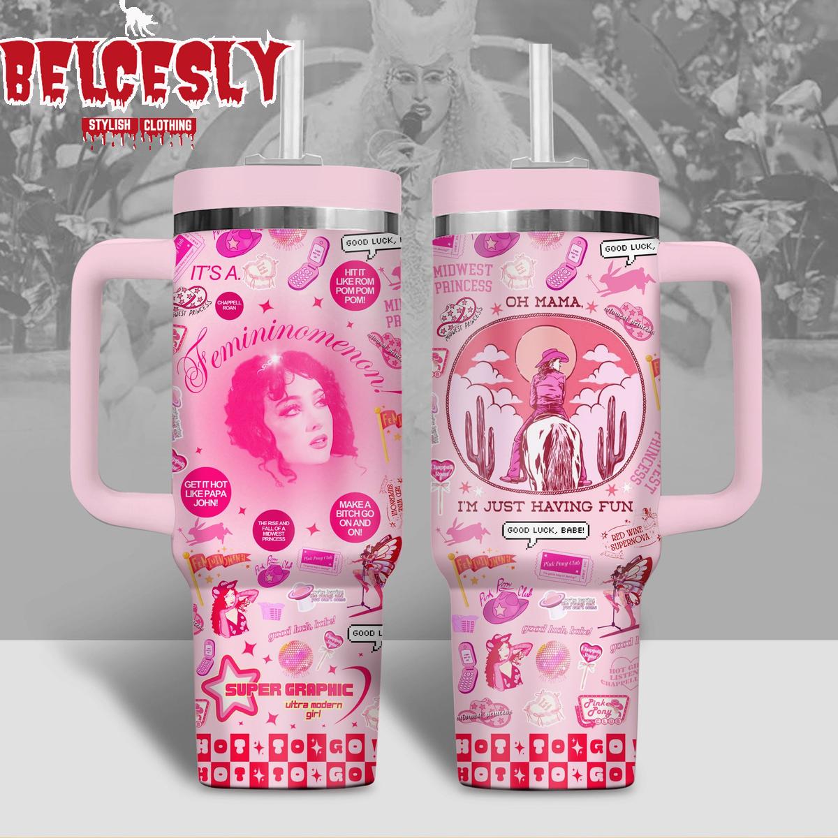 Chappell Roan Music Custom Stanley Cup 40 oz 30 oz Tumbler With HandleTVC2301535