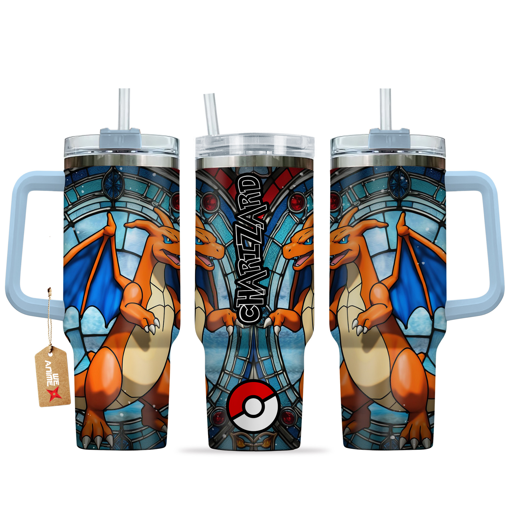 Charizard Pokemon Anime Custom Stanley Cup 40 oz 30 oz Tumbler With HandleTVC2301135