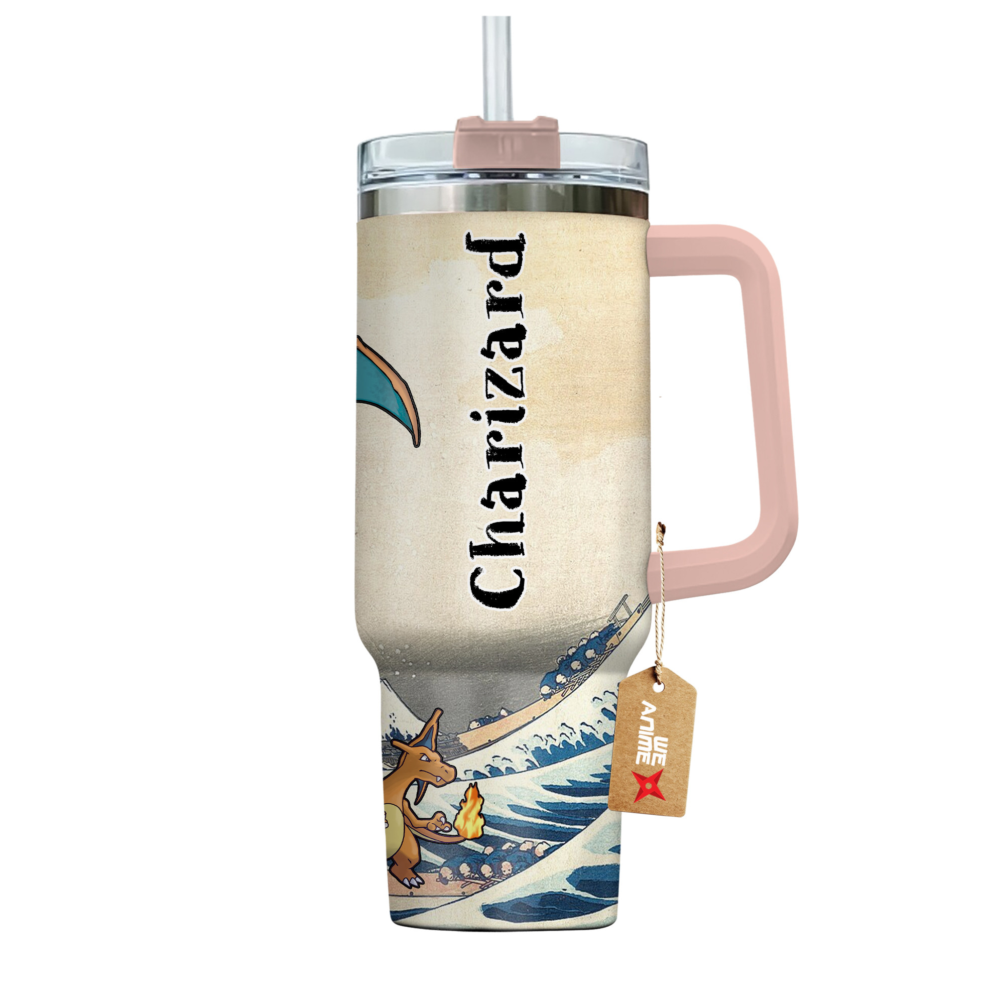 Charizard Pokemon Anime Custom Stanley Cup 40 oz 30 oz Tumbler With HandleTVC2301139 - Image 4