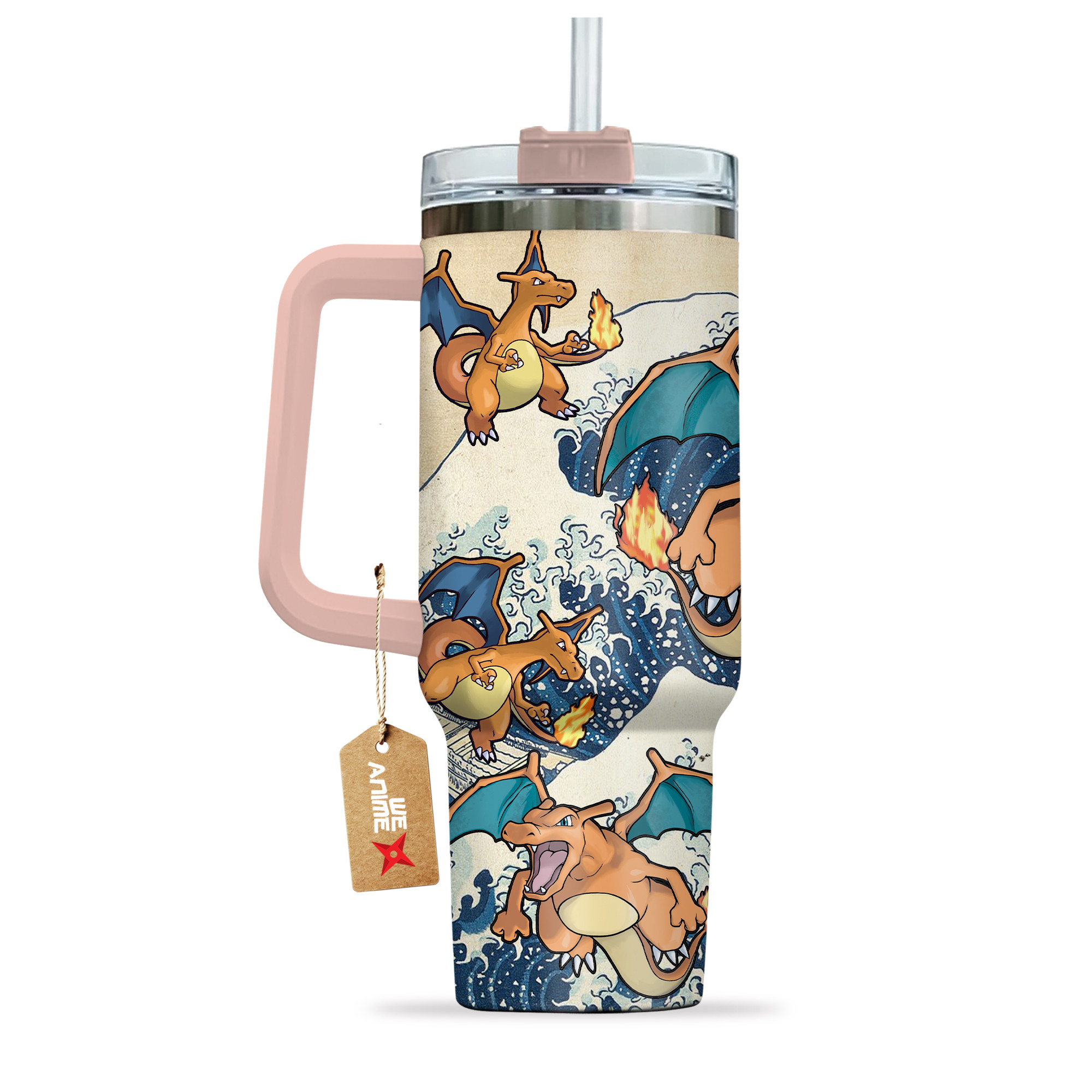 Charizard Pokemon Anime Custom Stanley Cup 40 oz 30 oz Tumbler With HandleTVC2301139 - Image 3