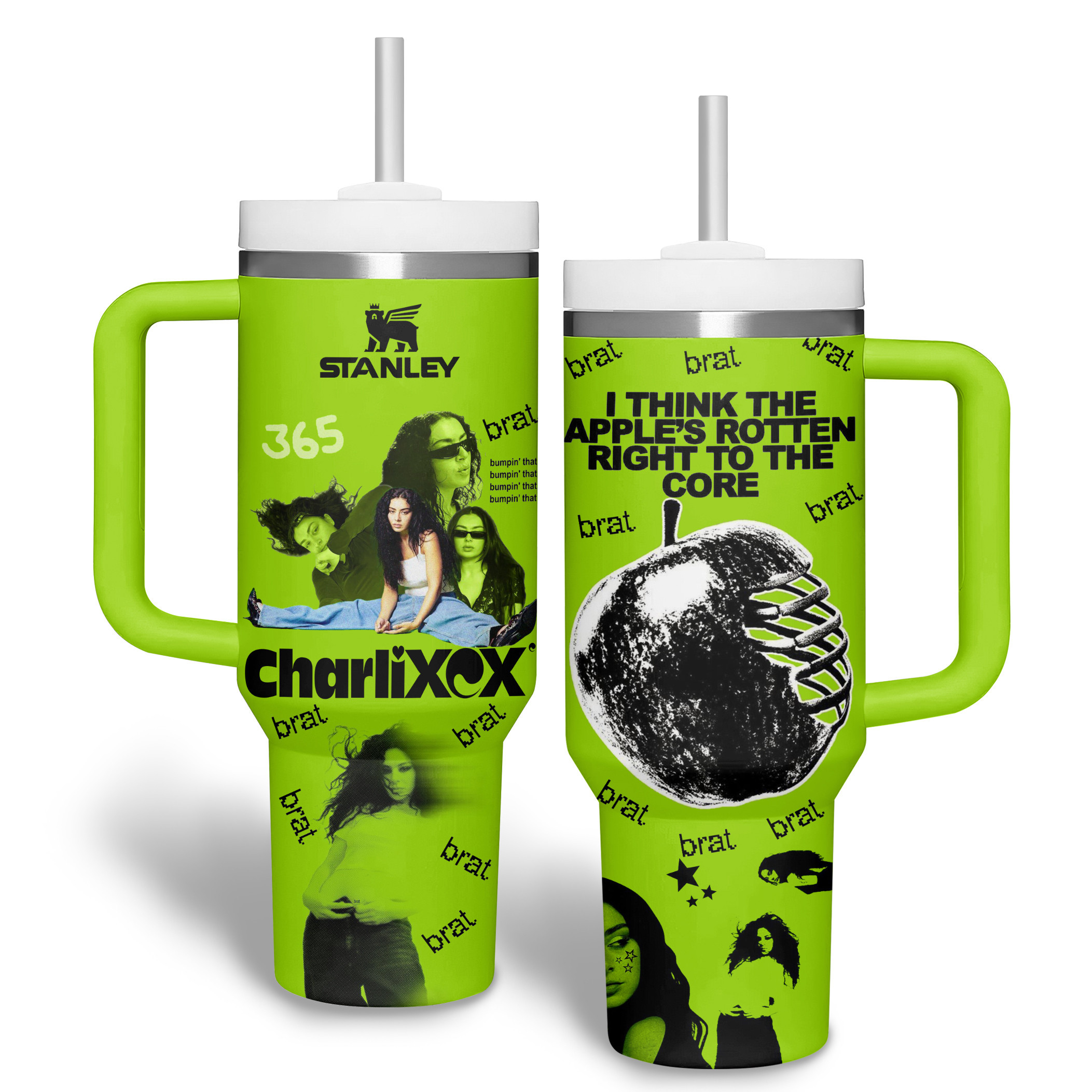 Charli XCX Music Custom Stanley Cup 40 oz 30 oz Tumbler With HandleTVC2301343