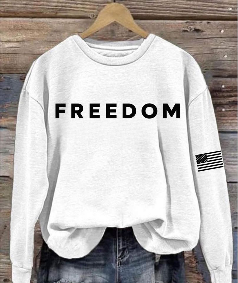 Charlie Kirk Freedom Sweatshirt, Charlie Kirk Sweatshirt, Charlie Kirk Sweatshirt