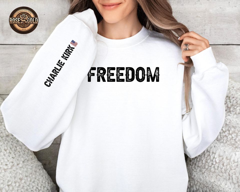 Charlie Kirk Patriot Freedom Sweatshirt