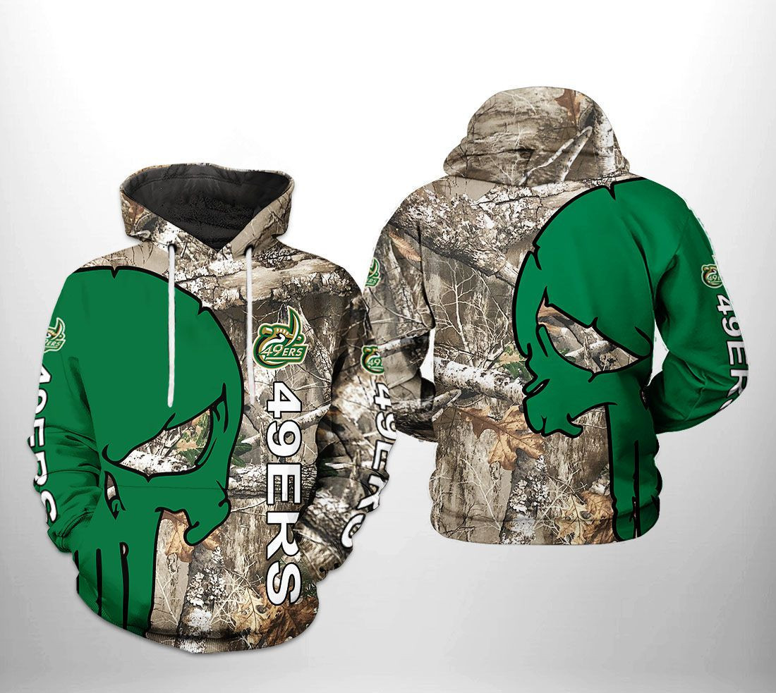 Charlotte 49ers NCAA Camo Veteran Hunting 3D All Over Print Hoodie, Zip Hoodie