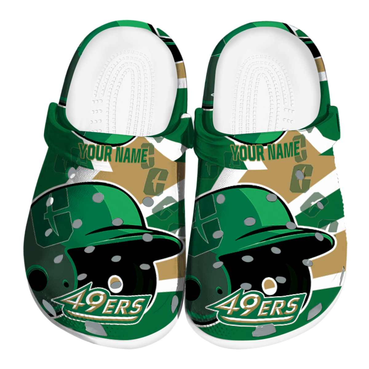 Charlotte 49ers NCAA Sport Crocs Crocband Clogs Shoes Comfortable For Men Women and Kids