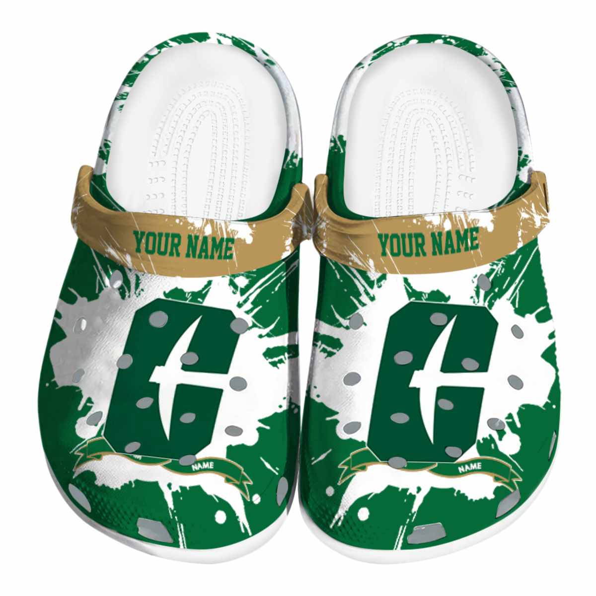 Charlotte 49ers NCAA Sport Crocs Crocband Clogs Shoes Comfortable For Men Women and Kids