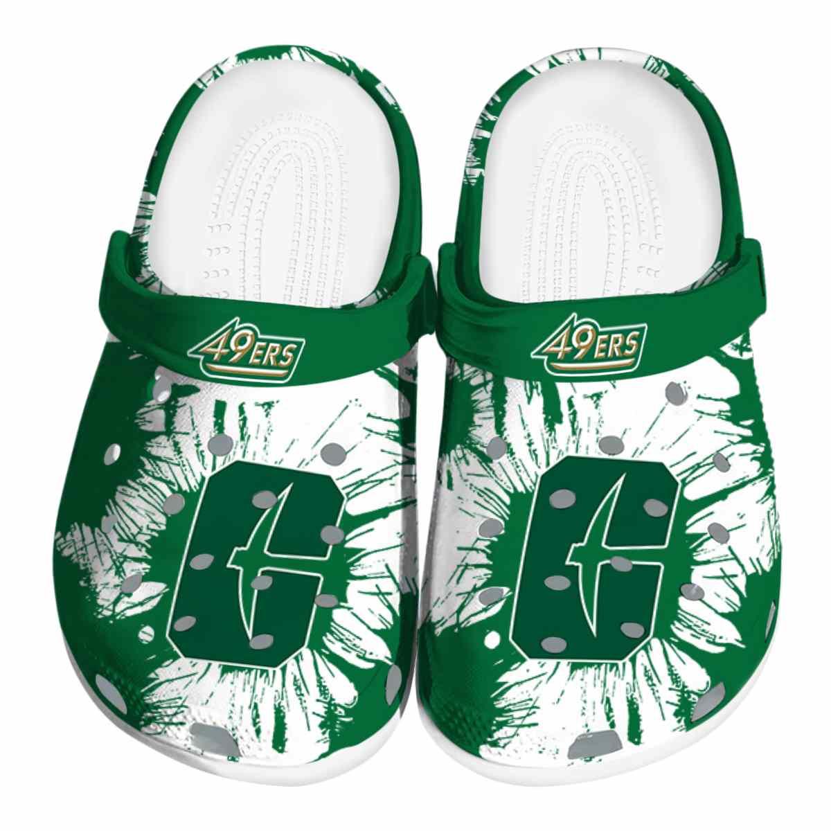 Charlotte 49ers NCAA Sport Crocs Crocband Clogs Shoes Comfortable For Men Women and Kids