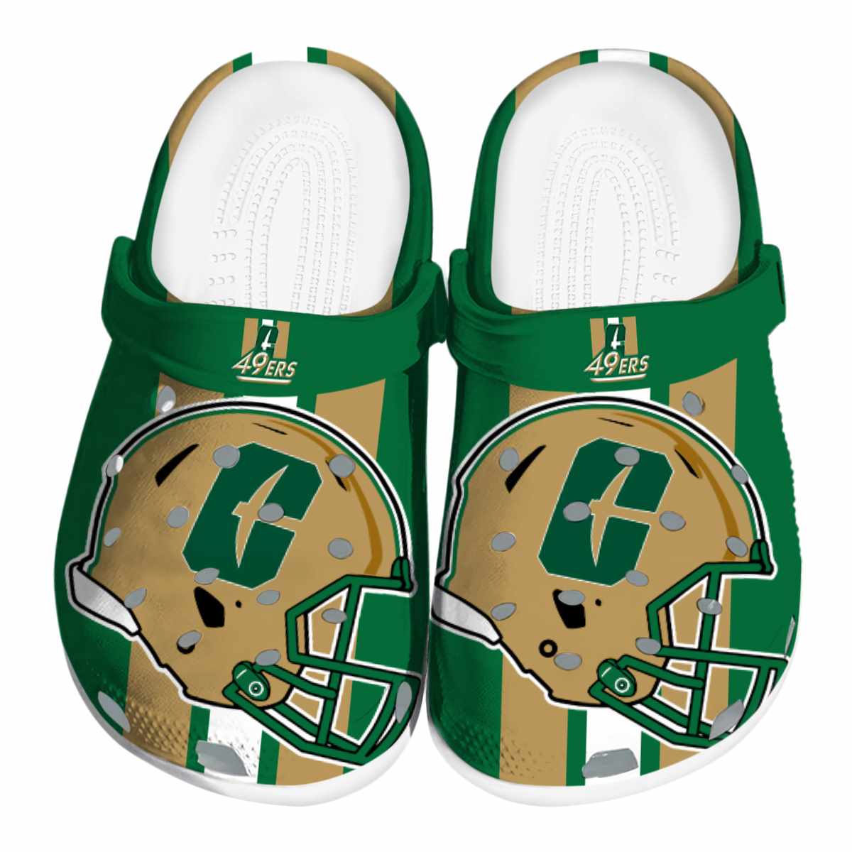 Charlotte 49ers NCAA Sport Crocs Crocband Clogs Shoes Comfortable For Men Women and Kids