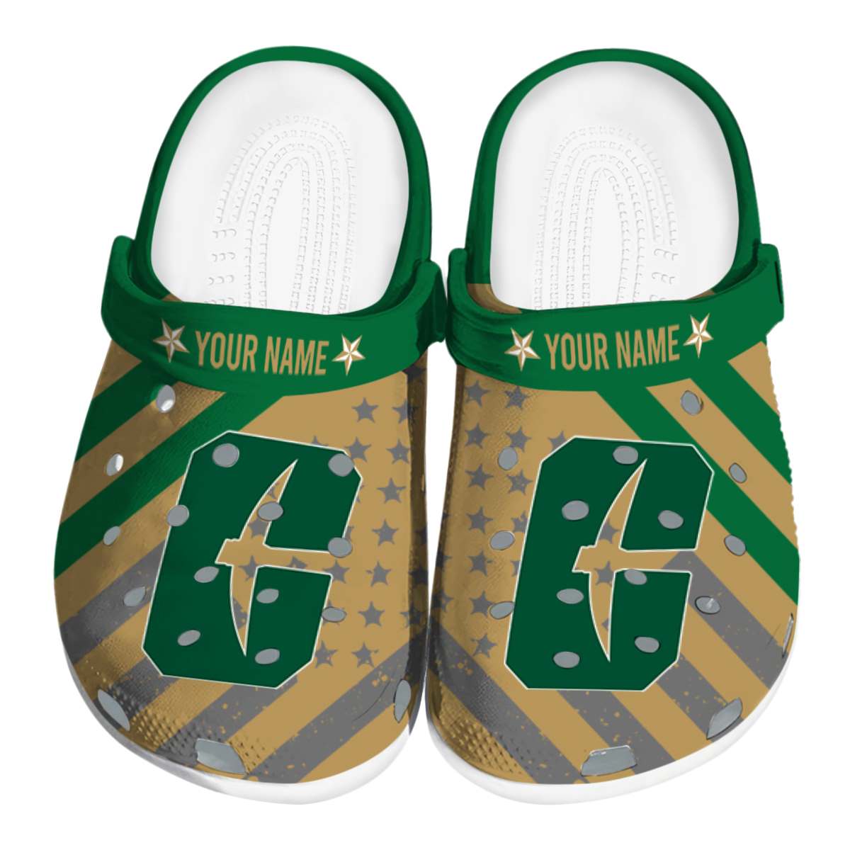Charlotte 49ers NCAA Sport Crocs Crocband Clogs Shoes Comfortable For Men Women and Kids