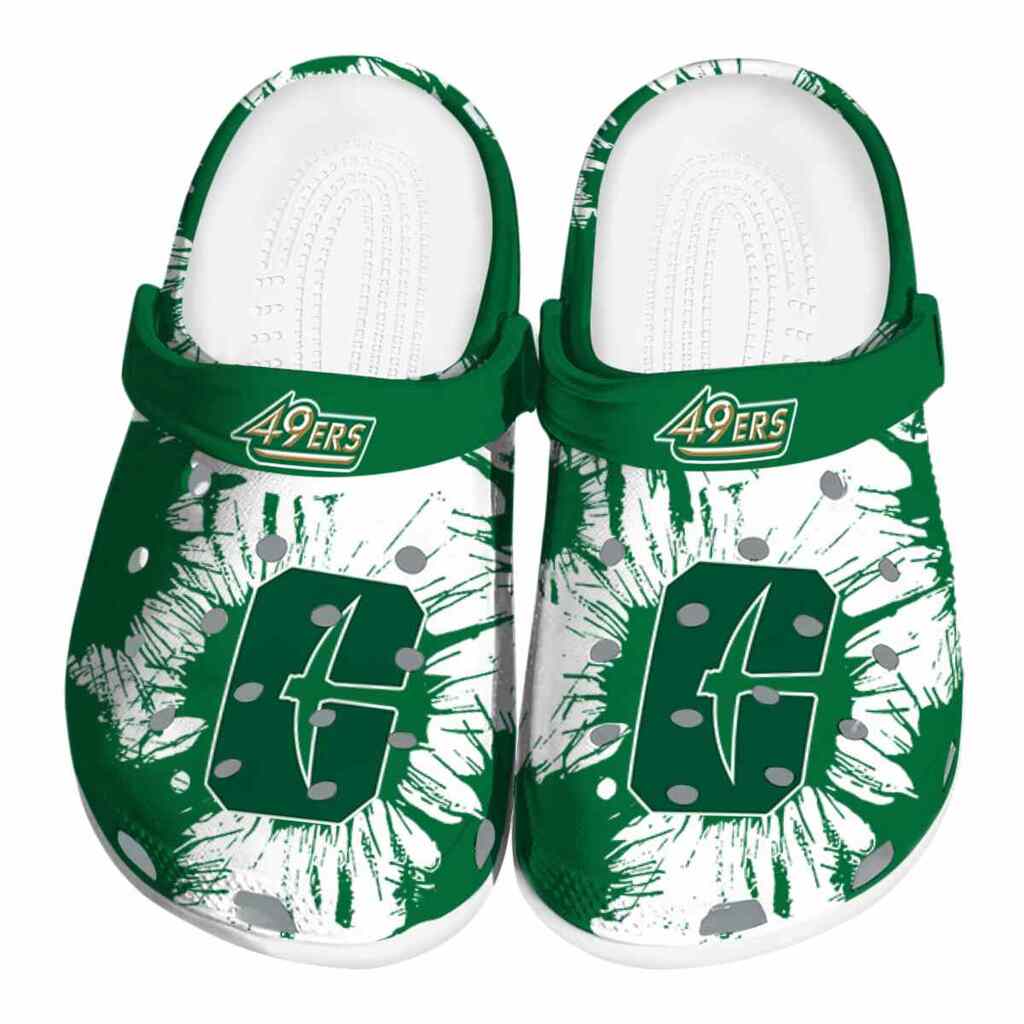 Charlotte 49ers Splatter Graphics ClogTVC1801747