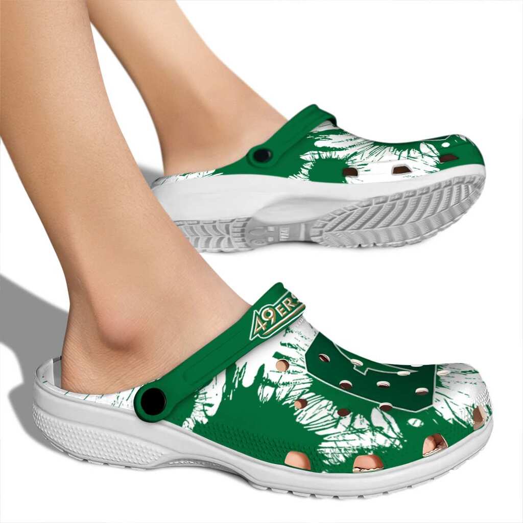 Charlotte 49ers Splatter Graphics ClogTVC1801747 - Image 2
