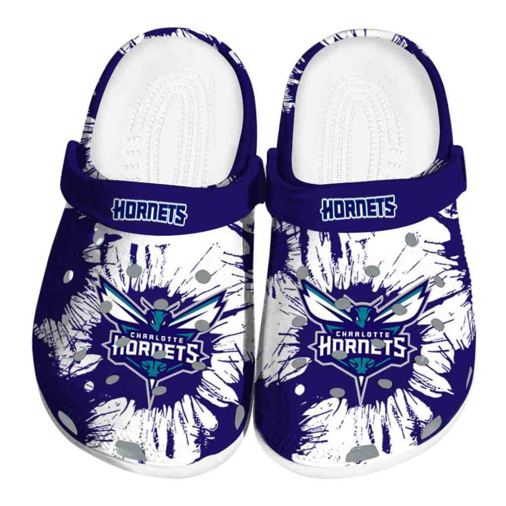 Charlotte Hornets Splatter Graphics ClogTVC1801681