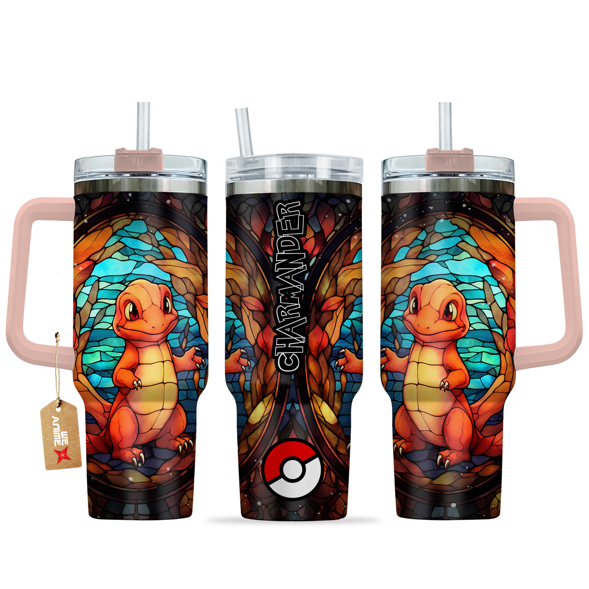 Charmander Pokemon Anime Custom Stanley Cup 40 oz 30 oz Tumbler With HandleTVC2301135