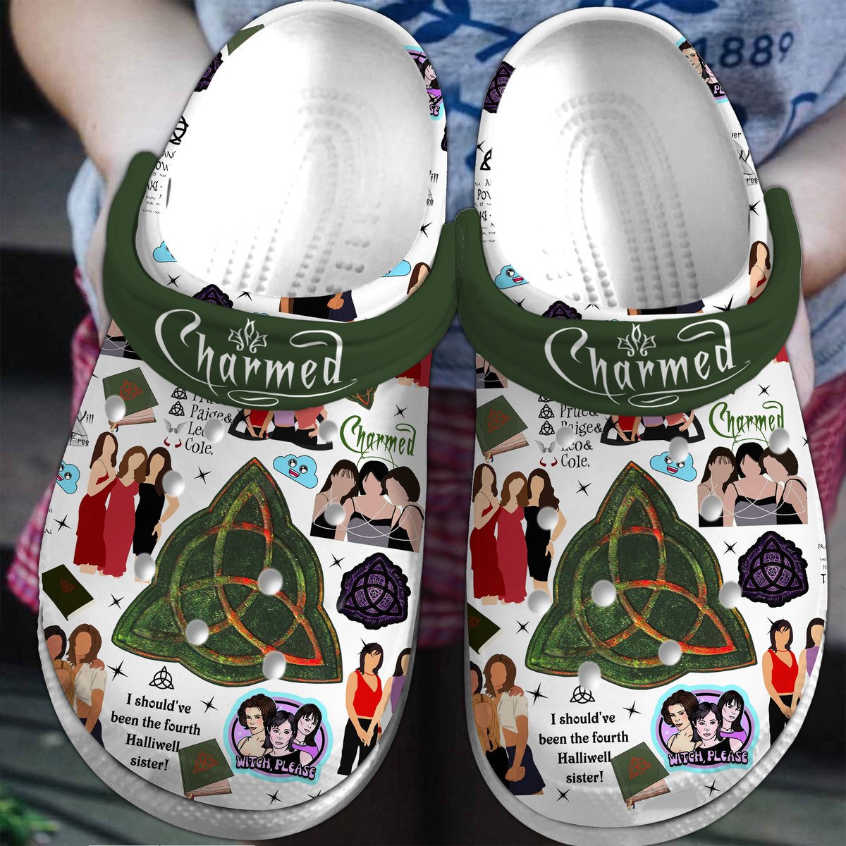 Charmed TV Series Crocs Crocband Clogs Shoes Comfortable For Men Women and Kids