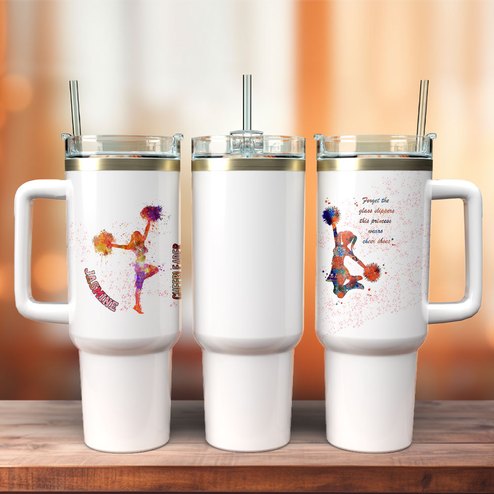Cheerleader Artwork Custom Stanley Cup 40 oz 30 oz Tumbler With HandleTVC2301246