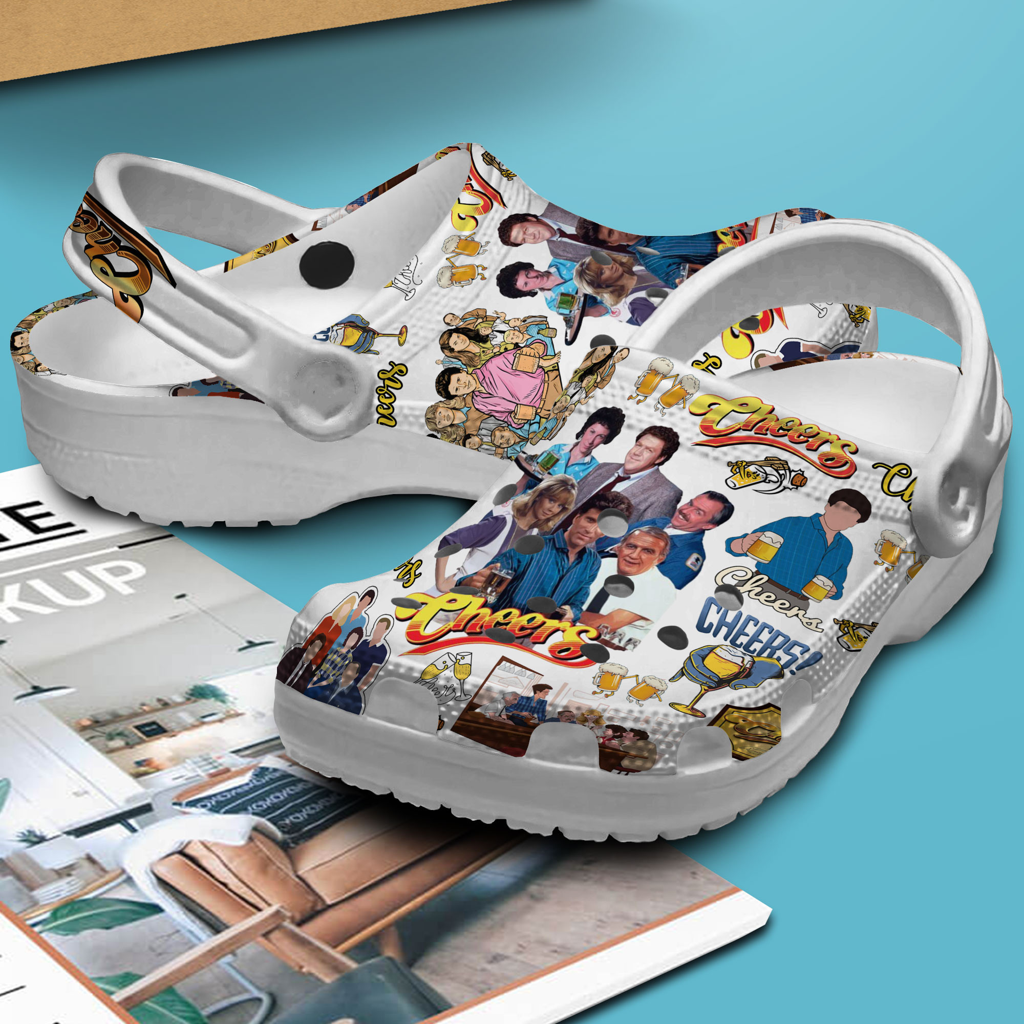 Cheers TV Series Crocs Crocband Clogs Shoes Comfortable For Men Women and Kids - Image 3