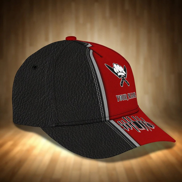 Chef Cook Personalized Name Cap 3D Classic Cap for Chef Trucker Hats Custom Hats Gifts For Men & Women