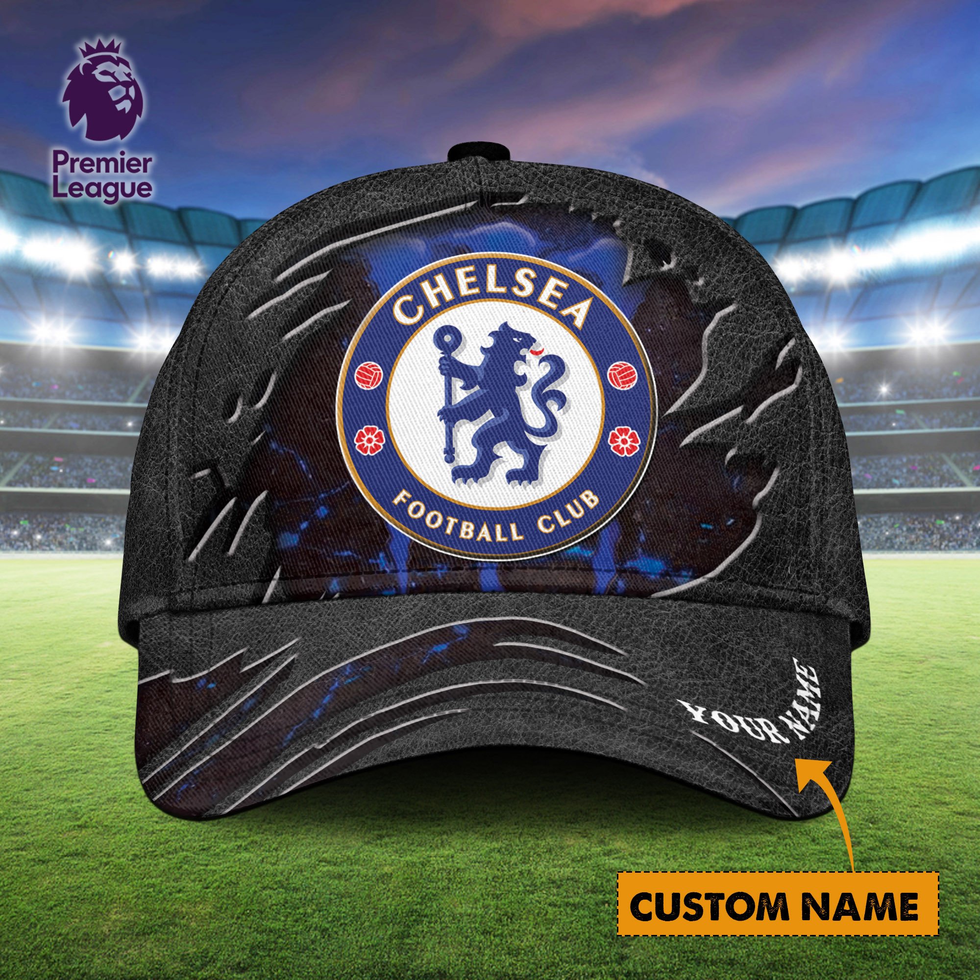 Chelsea EPL Personalized Classic Cap For Fans  Trucker Hats Custom Hats Gifts For Men & Women