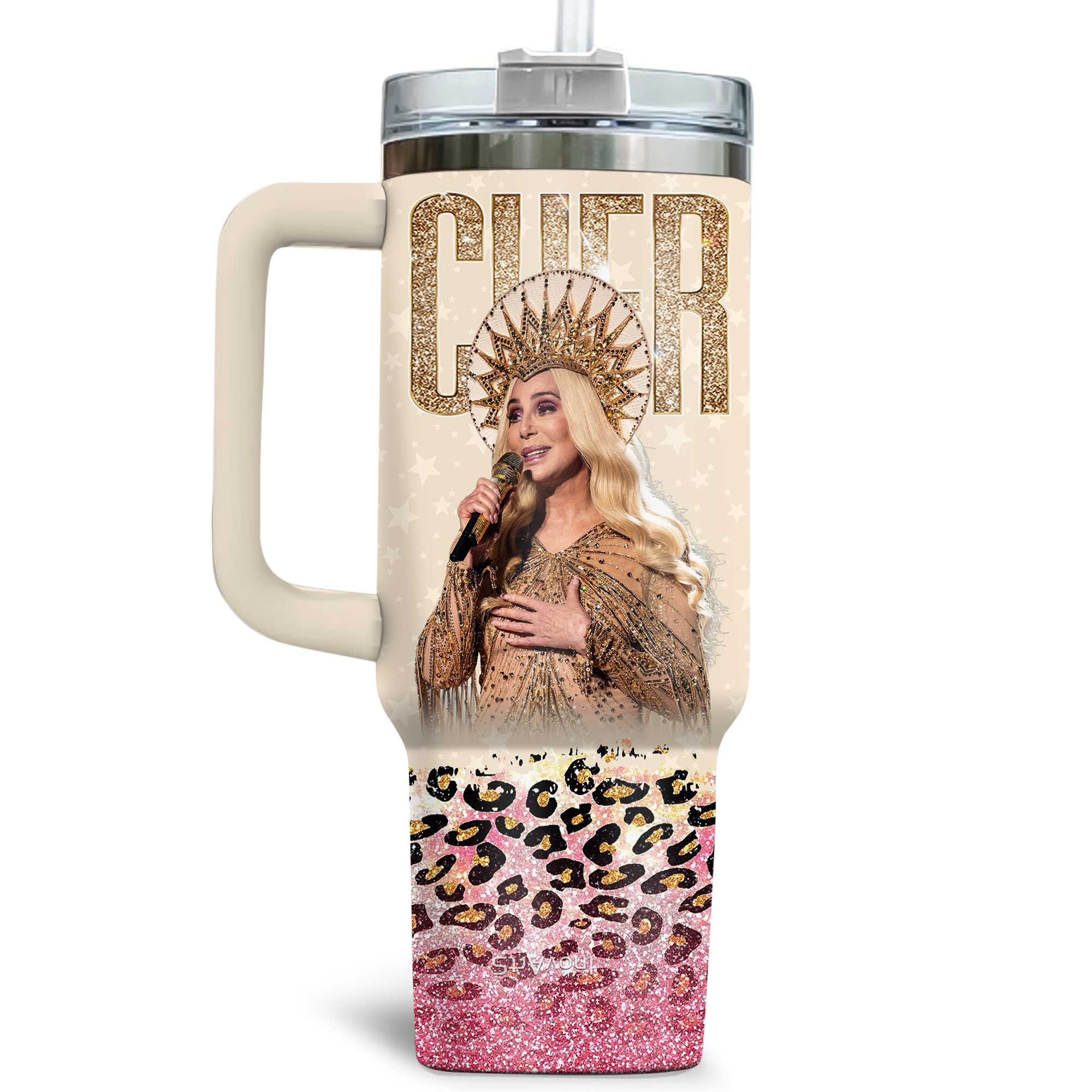 Cher Music Custom Stanley Cup 40 oz 30 oz Tumbler With HandleTVC2301176 - Image 2