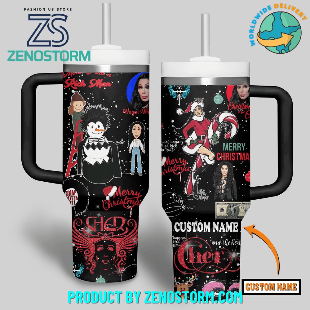 Cher Music Merry Christmas Custom Stanley Cup 40 oz 30 oz Tumbler With HandleTVC2301419