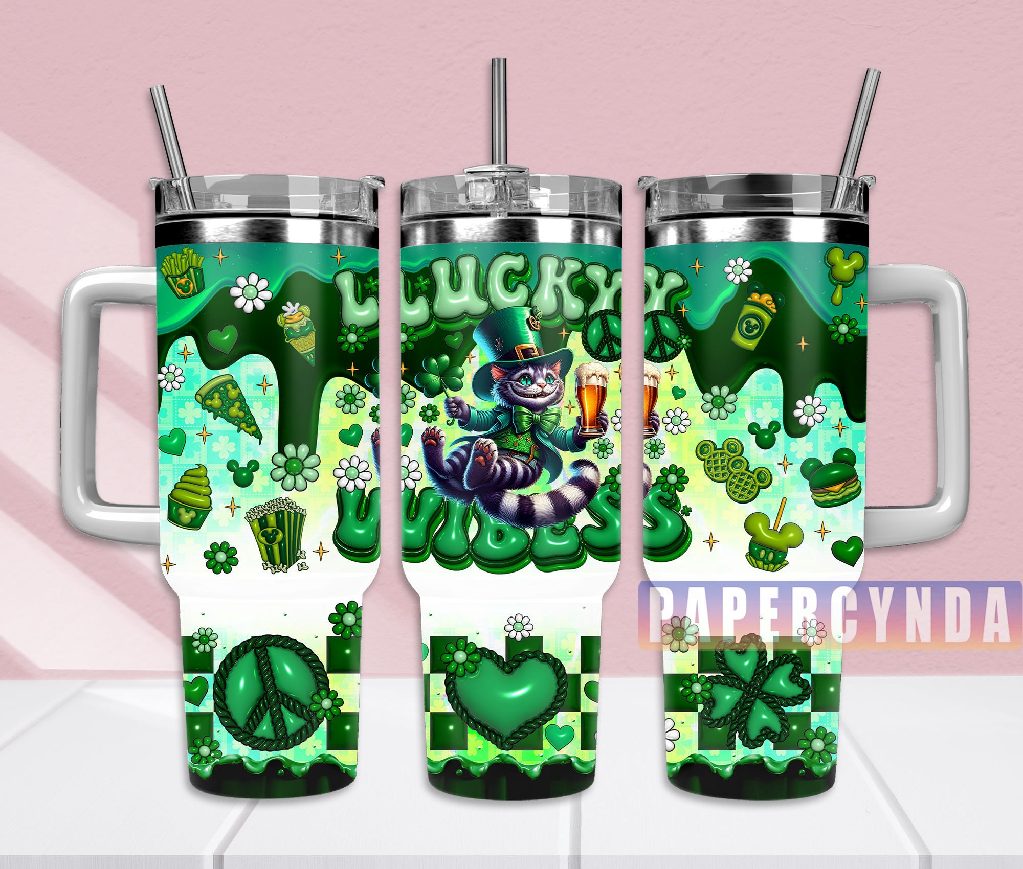 Cheshire Cat Custom Stanley Cup 40 oz 30 oz Tumbler With HandleTVC2301834