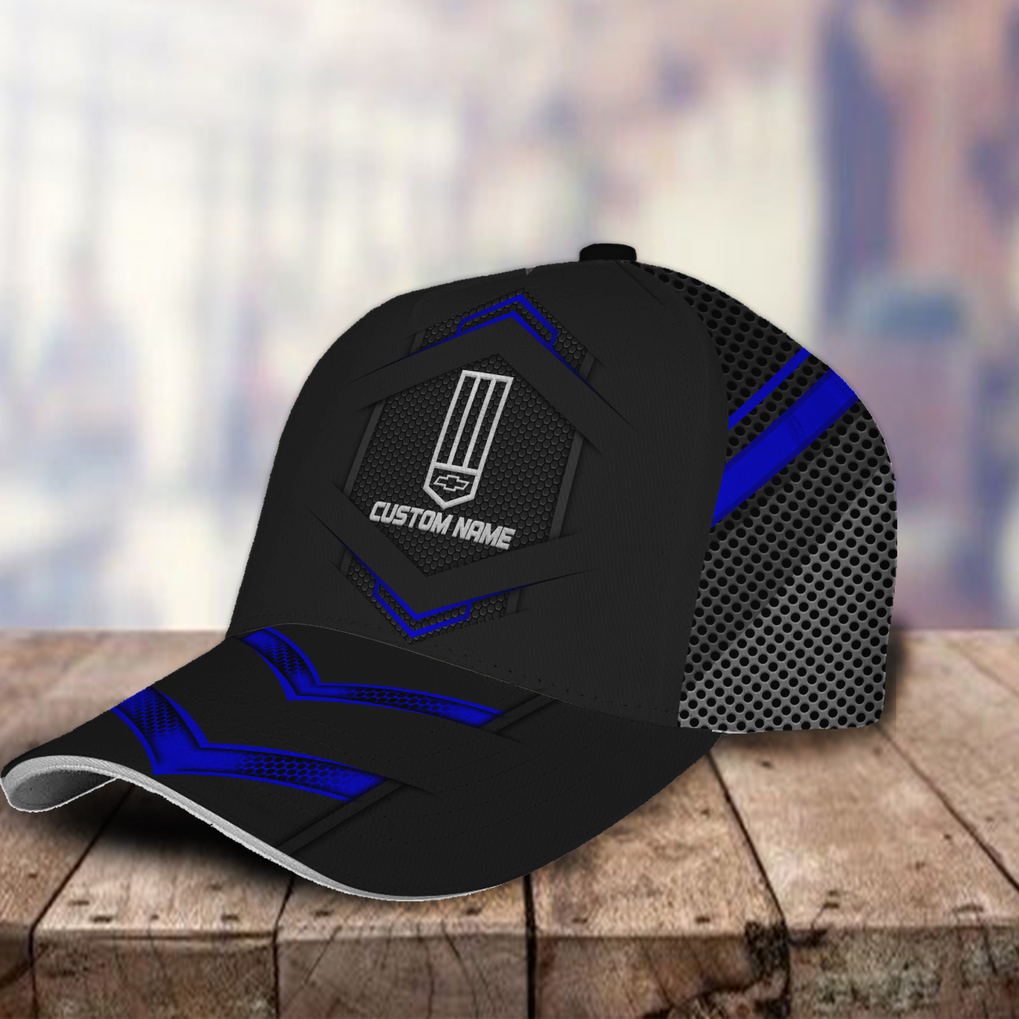 Chevrolet 3D Classic Cap Logo Personalized Name Trucker Hats Custom Hats Gifts For Men & Women