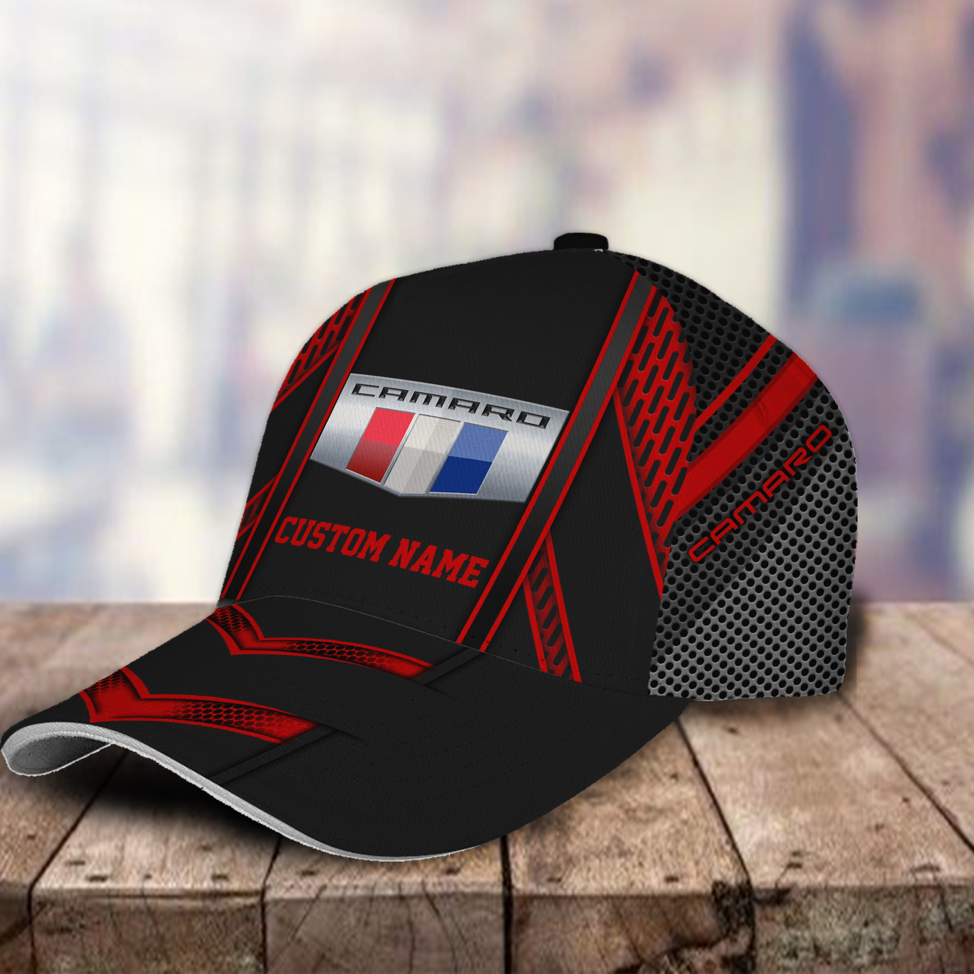 Chevrolet Camaro 3D Classic Cap Hat Personalized Name For Men Women Trucker Hats Custom Hats Gifts For Men & Women