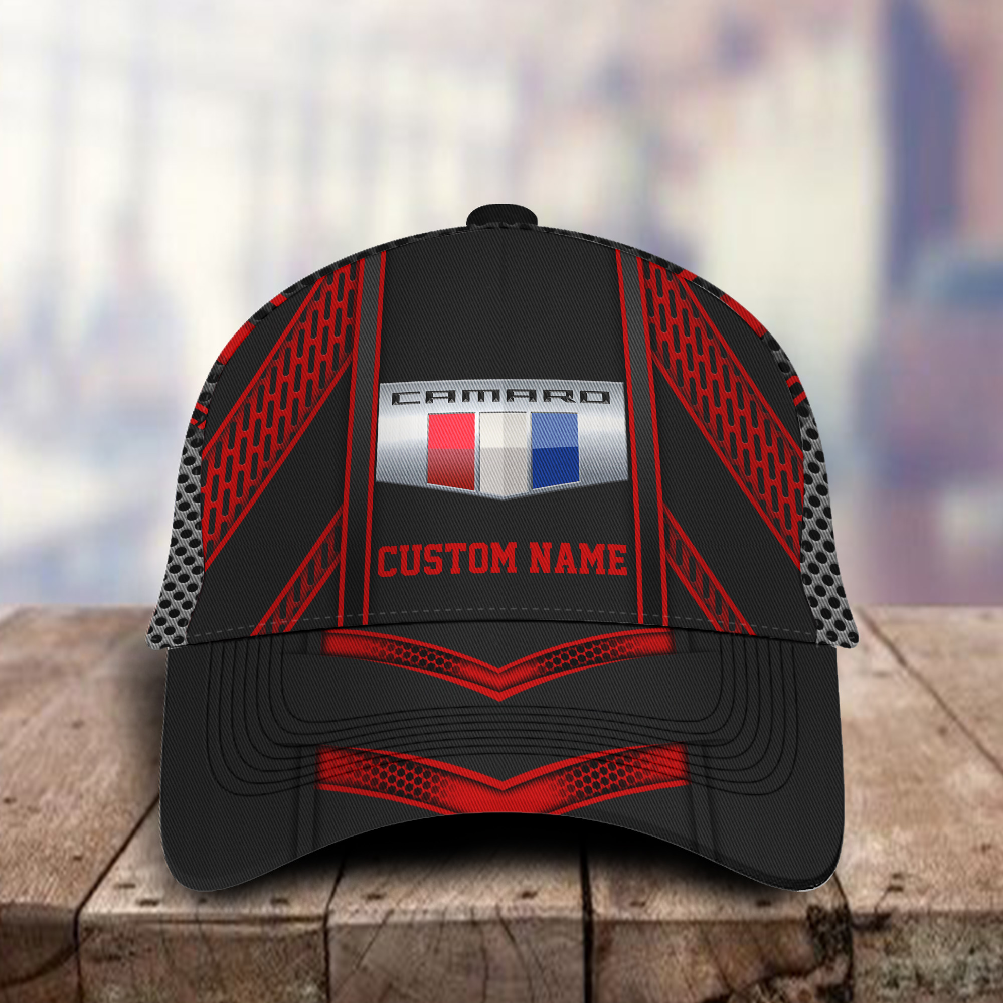 Chevrolet Camaro 3D Classic Cap Hat Personalized Name For Men Women Trucker Hats Custom Hats Gifts For Men & Women