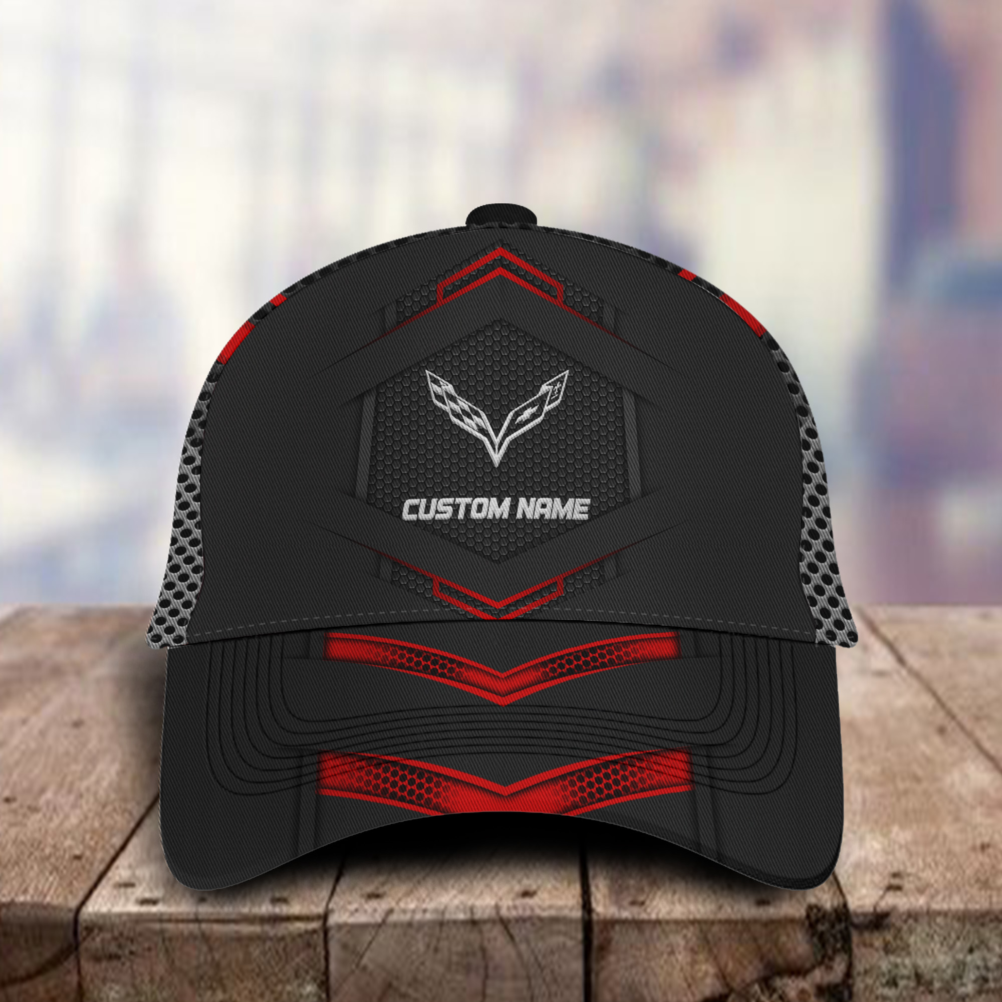 Chevrolet Camaro 3D Classic Cap Logo Personalized Name Trucker Hats Custom Hats Gifts For Men & Women