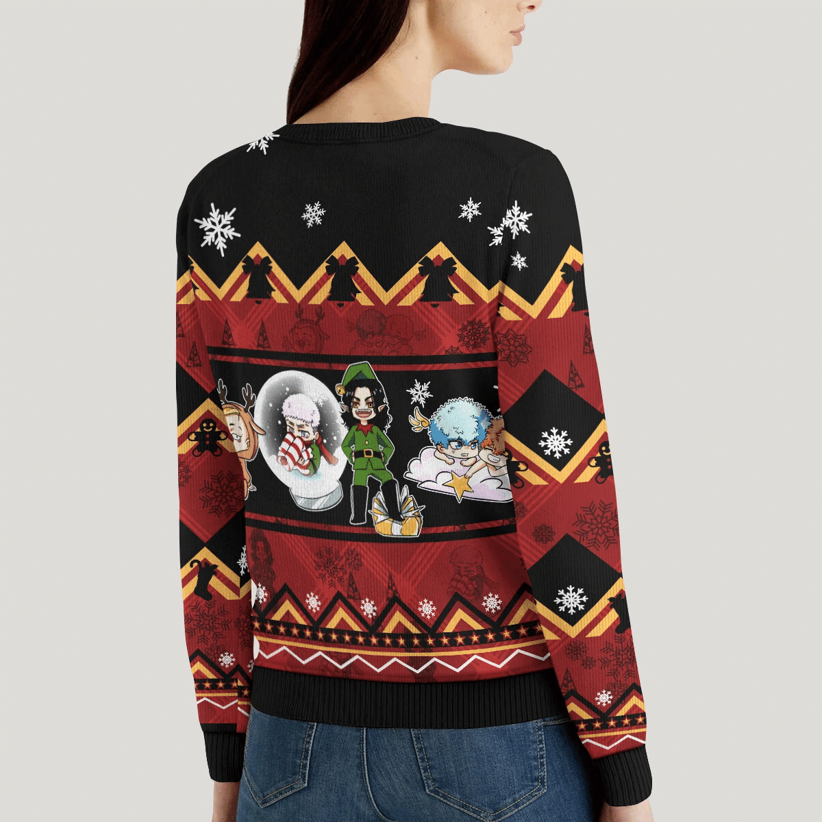 Chibi Revengers Xmas Ugly Christmas Sweater Adult 3D Funny Matching for family - Image 6