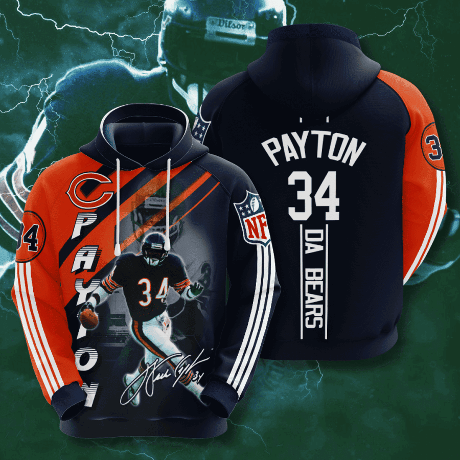 Chicago Bears 3D All Over Print Hoodie, Zip Hoodie