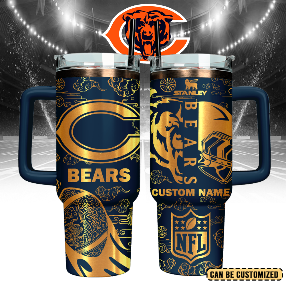 Chicago Bears Custom Stanley Cup 40 oz 30 oz Tumbler With HandleTVC2301107