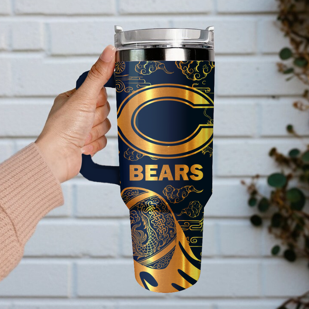 Chicago Bears Custom Stanley Cup 40 oz 30 oz Tumbler With HandleTVC2301107 - Image 3