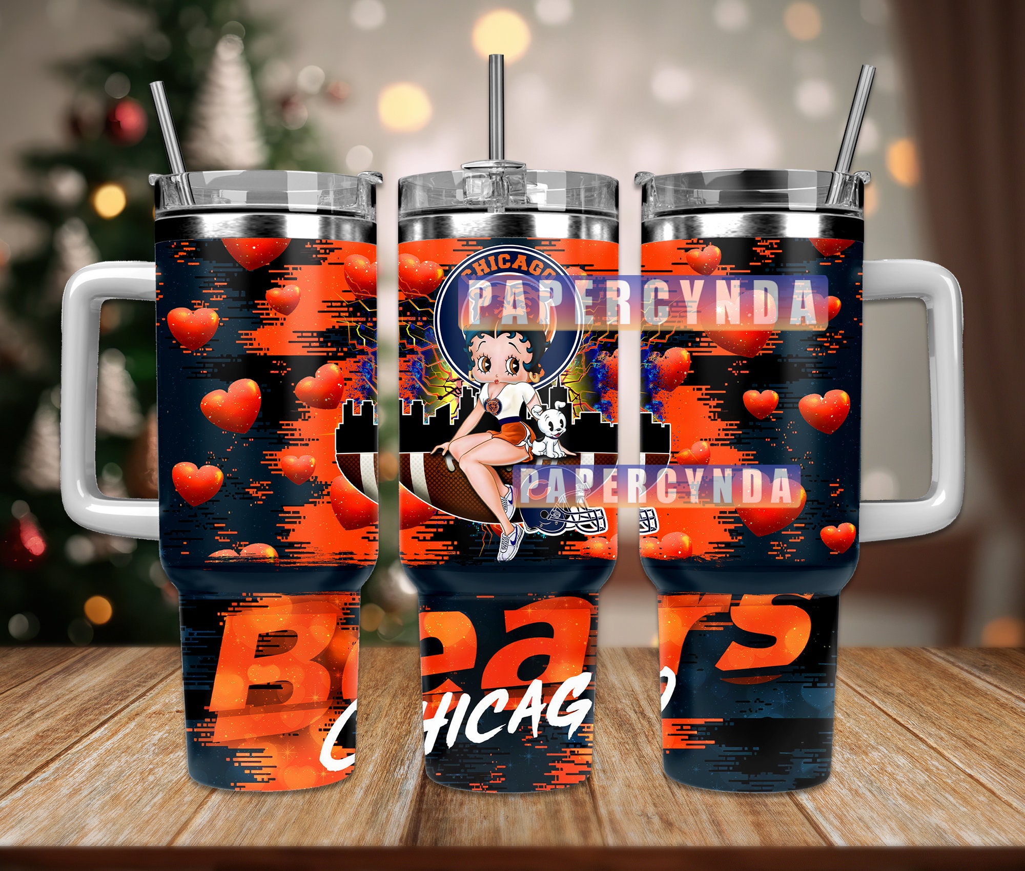 Chicago Bears Custom Stanley Cup 40 oz 30 oz Tumbler With HandleTVC2301833