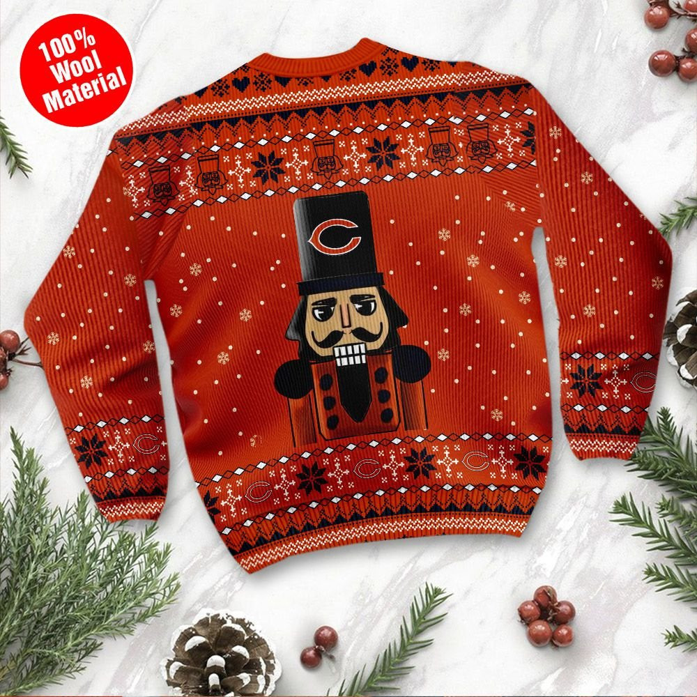 Chicago Bears I Am Not A Player I Just Crush Alot Ugly Christmas Sweater Adult 3D Funny Matching for family - Image 3
