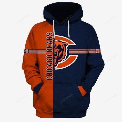 Chicago Bears Ncaa Football 3D All Over Print Hoodie, Zip Hoodie