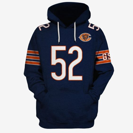 Chicago Bears Ncaa Football Classic 3D All Over Print Hoodie, Zip Hoodie